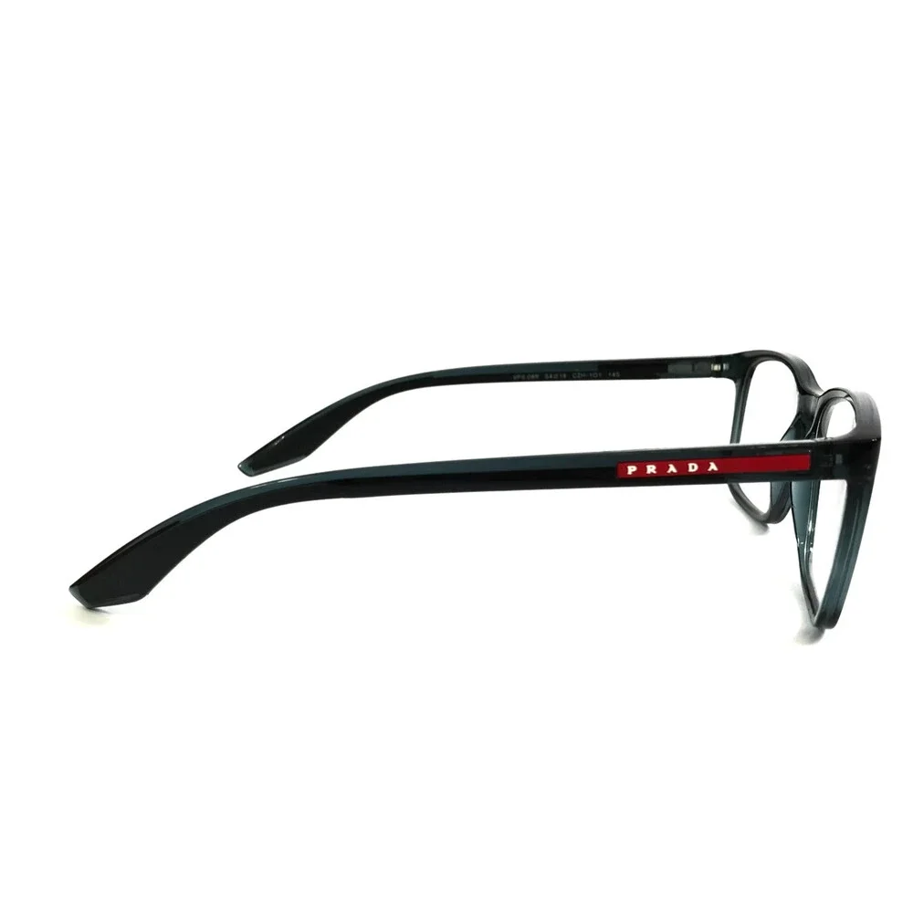 Prada Linea Rossa Eyeglasses Frames VPS08R CZH-1O1 Transparent Azure 54-18-145